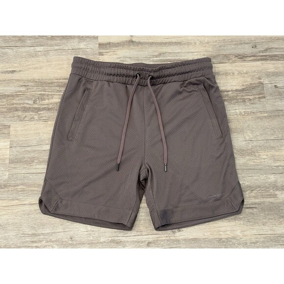 Maison Article Mens Premium Basketball Shorts Lot x2 Sz XL Teal Plum Zip Pockets - Picture 4 of 16